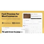 TW Font Preview for WooCommerce