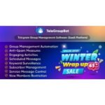 TeleGroupBot – Telegram Group Management Software (SaaS Platform)