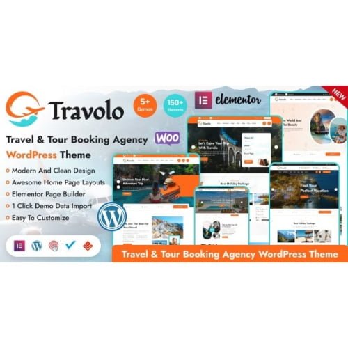 Travolo – Travel Agency & Tour Booking WordPress Theme