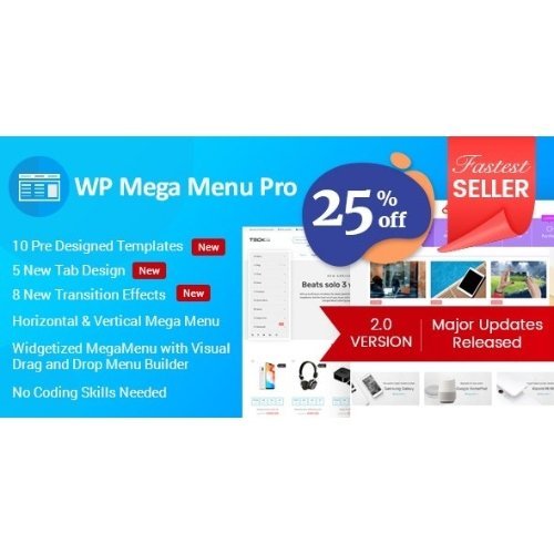 WP Mega Menu Pro – Responsive Mega Menu Plugin for WordPress