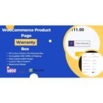 WooCommerce Product Page Warranty Box