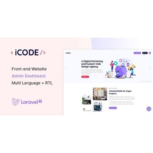 iCode-Multipurpose-Website-CMS-Creative-Agency-Management-System-Free-Download-1.jpg iCode – Multipurpose Website CMS & Creative Agency Management System - Image 1