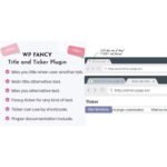 WP Fancy Title and Ticker WordPress Plugin