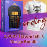 1,000+ Tatto+Trending T-shirt Design Bundle