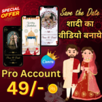 Indian Wedding Invitation Video Canva Template Bundle