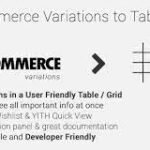 Woocommerce Variations to Table – Grid v1.5.0