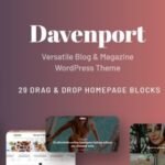 Davenport v1.3 – Versatile Blog and Magazine WordPress Theme