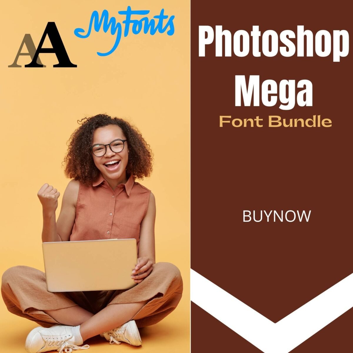 Photoshop Mega Font Bundle - Image 1