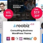 Reobiz v4.9.7 – Consulting Business WordPress Theme